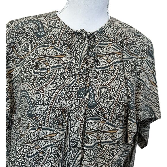 Rosetta Getty Paisley Scarf Top Size 4 - Picture 7 of 14